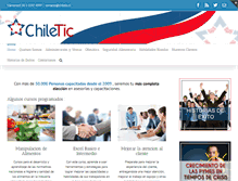 Tablet Screenshot of chiletic.cl